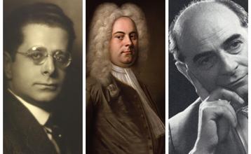 Wilhelm Grosz, Georg Friedrich Händel und Hans Winterberg (c) Von Amunmops - Eigenes Werk, CC BY-SA 3.0