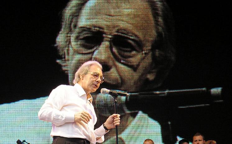 (c) Alexandra Spürk / Lalo Schifrin mit der Big Band der Kölner Musikhochschule im Juli 2006 in Köln