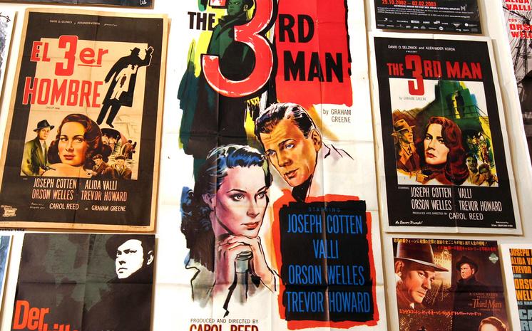 Historische Filmplakate zu "Der Dritte Mann"