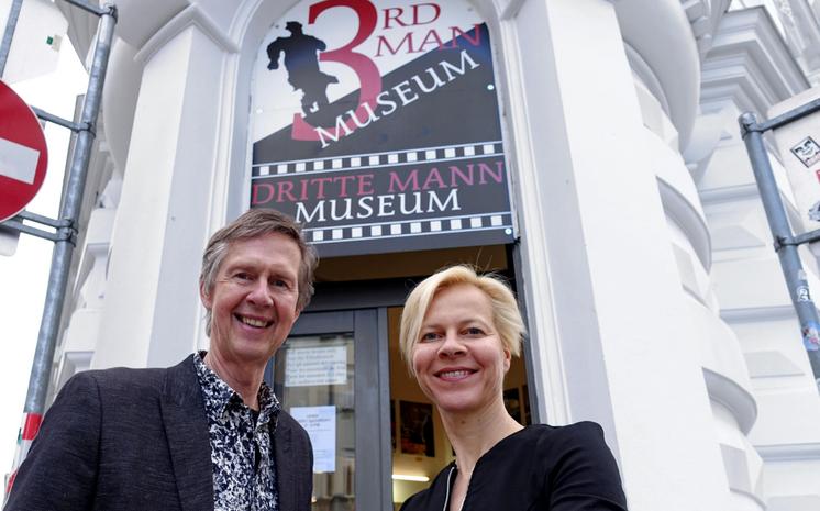 Die Gründer des "Dritte Mann Museum" Karin Höfler und Gerhard Strassgschwandtner